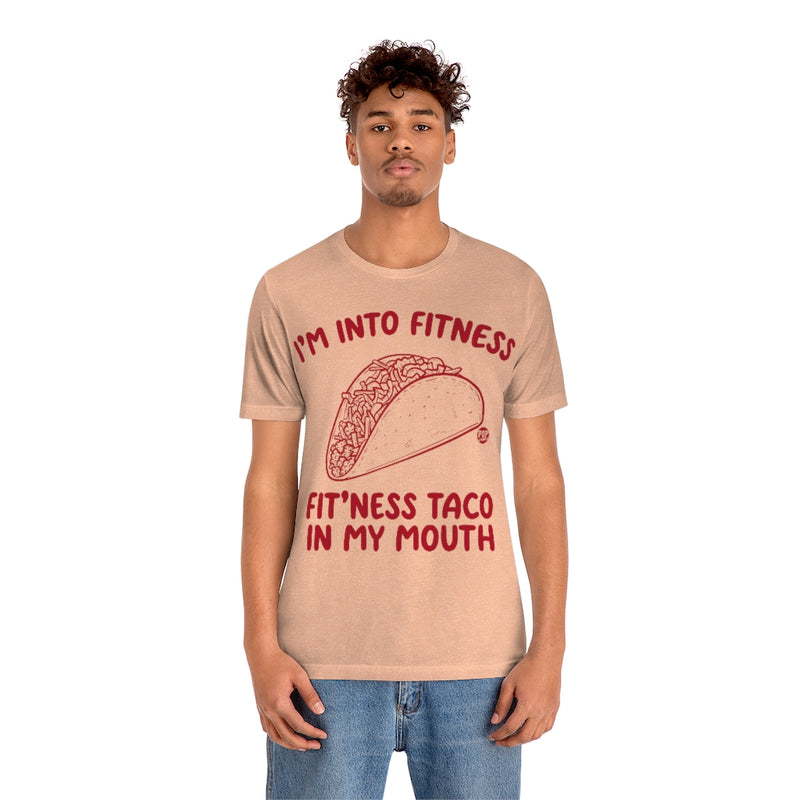 Load image into Gallery viewer, Fitness Taco In My Mouth Unisex Tee
