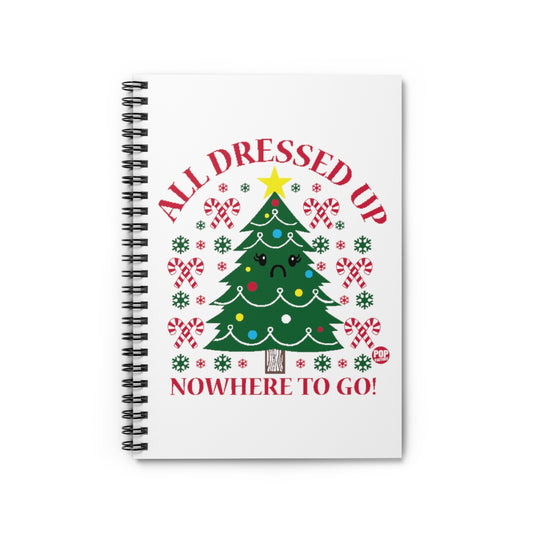 All Dressed Up Xmas Tree Notebook