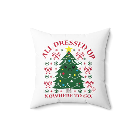 All Dressed Up Xmas Tree Pillow