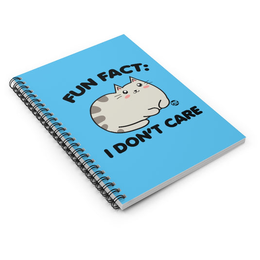 Fun Fact Cat Notebook