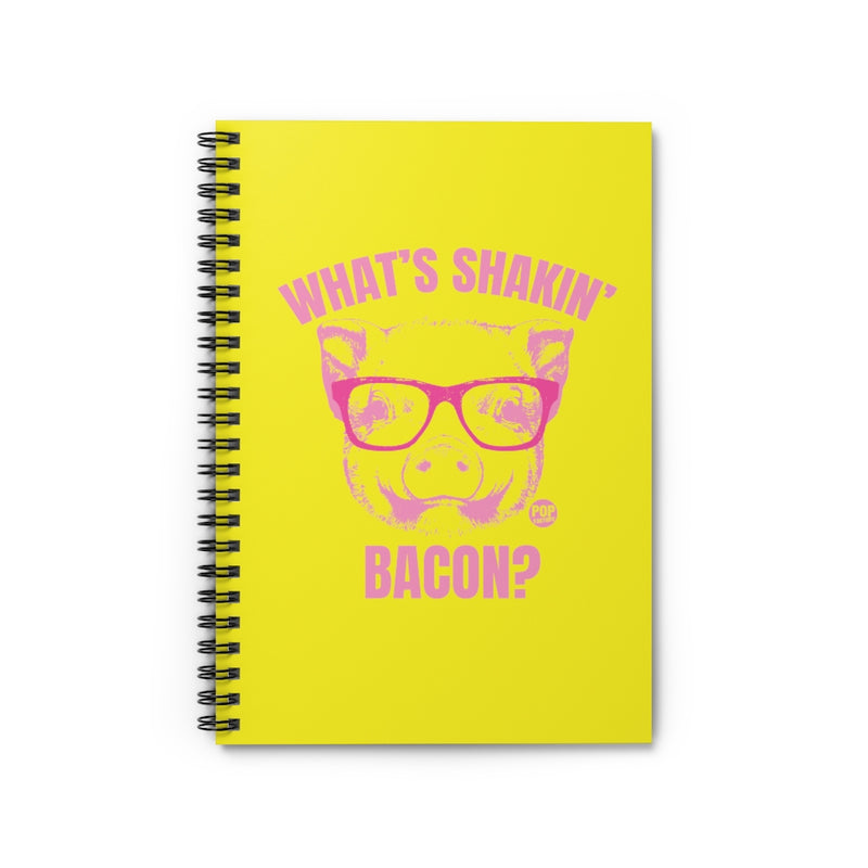 Load image into Gallery viewer, What&#39;s Shakin Bacon Pig Notebook
