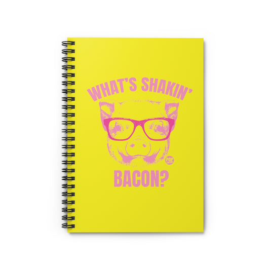 What's Shakin Bacon Pig Notebook
