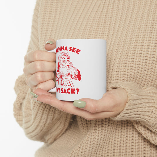 Santa Wanna See My Sack Mug