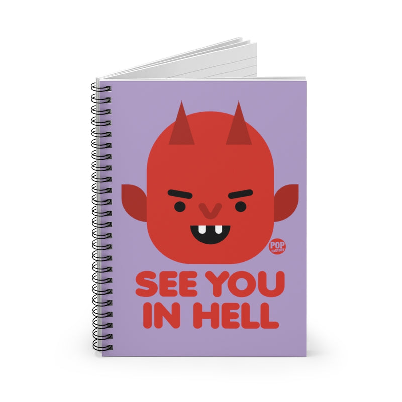 Load image into Gallery viewer, See You In Hell Devil Notebook
