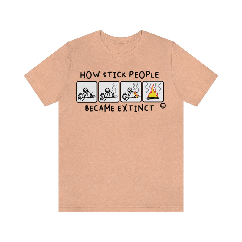 Load image into Gallery viewer, Stick People Extinct Unisex Tee
