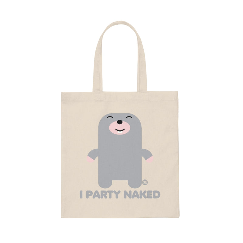 Load image into Gallery viewer, I Party Naked Mole Tote
