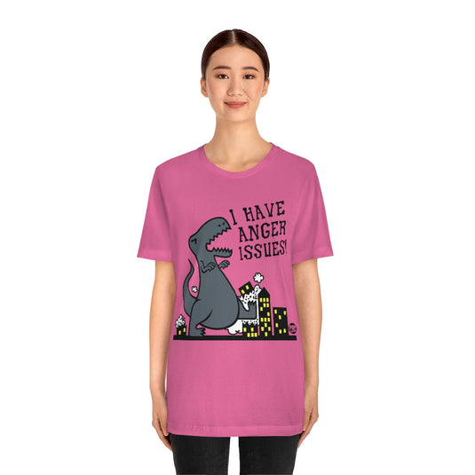 Anger Issues Dinosaur Unisex Tee