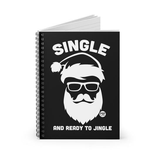 Single Ready Jingle Santa Notebook