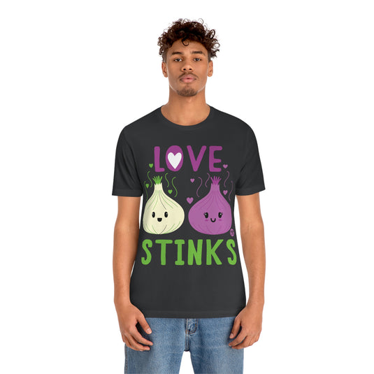 Love Stinks Garlic Unisex Tee