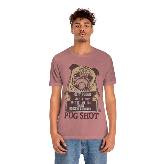 Pug Shot City Pound Unisex Tee