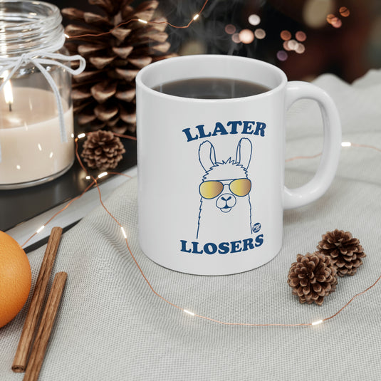 Llater Llosers Llama Mug