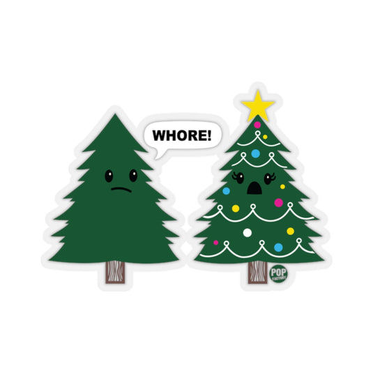 Xmas Tree Whore Sticker