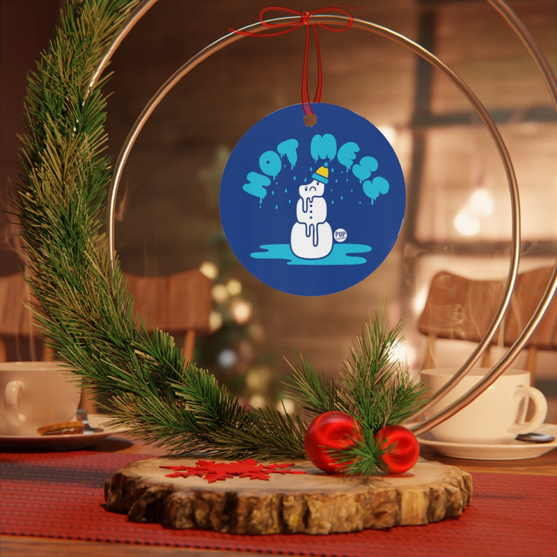 Load image into Gallery viewer, Hot Mess Snowman Ornament
