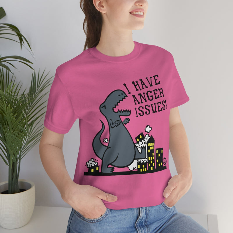 Load image into Gallery viewer, Anger Issues Dinosaur Unisex Tee
