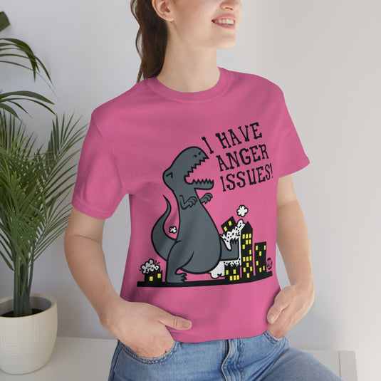 Anger Issues Dinosaur Unisex Tee