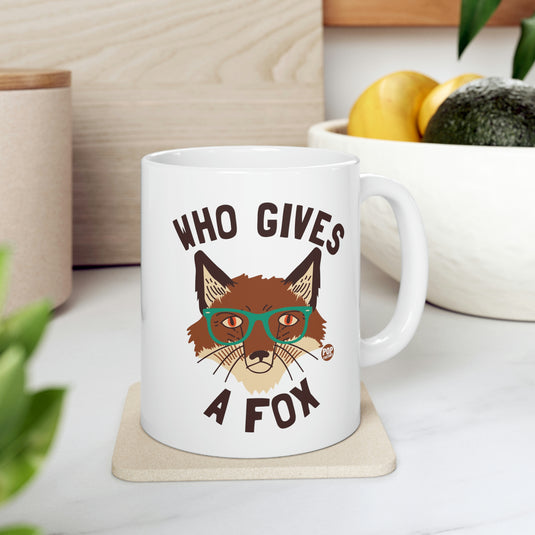 Who Gives A Fox coffee Mug