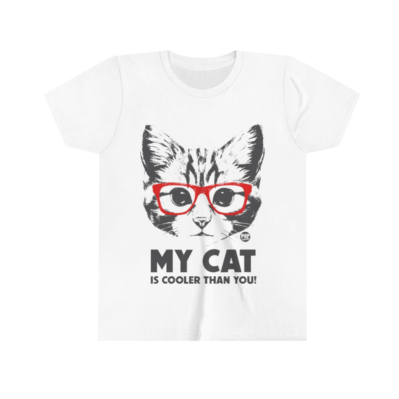 Load image into Gallery viewer, My Cat is Cooler Than You Youth Short Sleeve Tee #2
