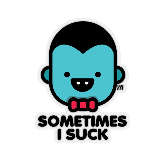 Sometimes I Suck Vampire Sticker