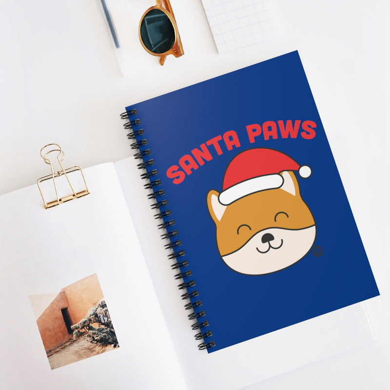 Load image into Gallery viewer, Santa Paws Dog Notebook
