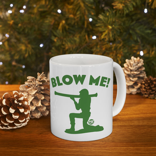 Blow Me Army Soldier Mug
