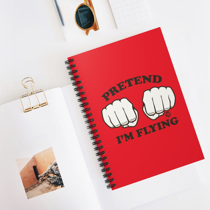 Load image into Gallery viewer, Pretend Flying Fists Notebook
