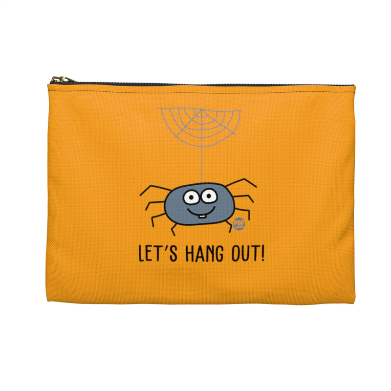 Load image into Gallery viewer, Let&#39;s Hang Out Spider Zip Pouch
