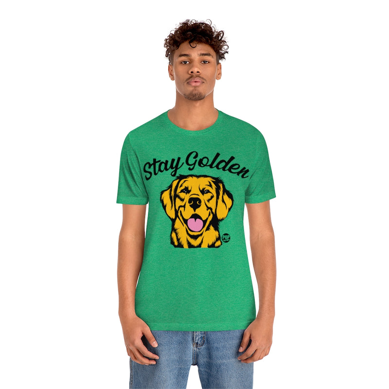 Load image into Gallery viewer, Stay Golden Retriever Unisex Tee
