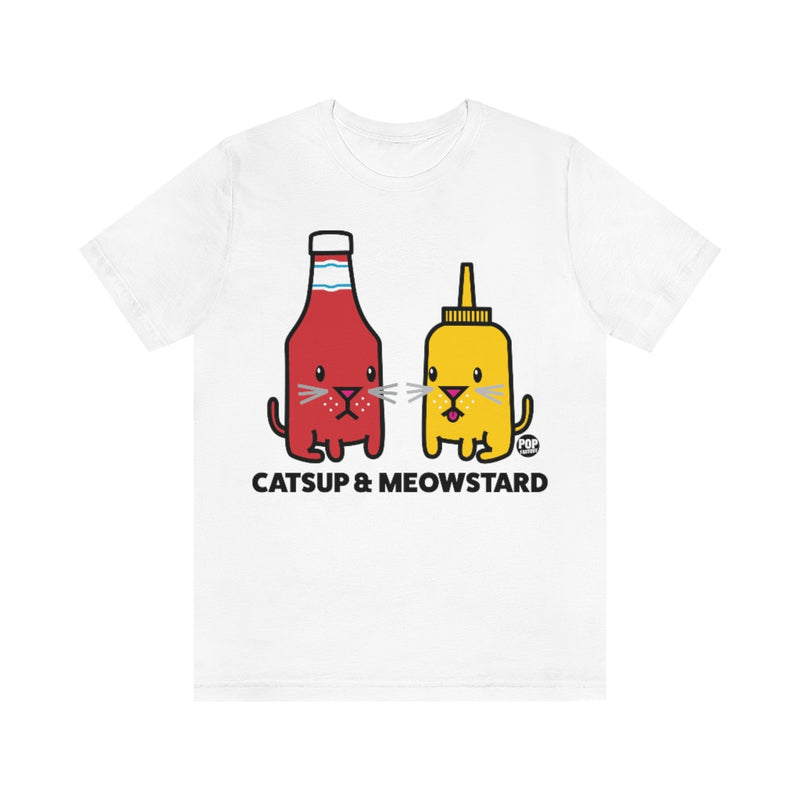 Load image into Gallery viewer, Catsup And Meowstard Unisex Tee
