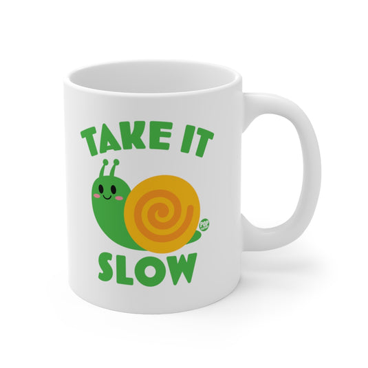 Take It Slow Snail Mug