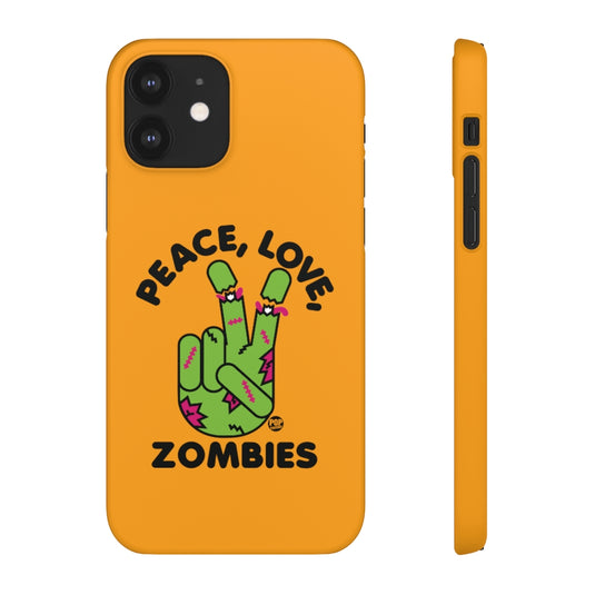 Peace Love Zombies Phone Case