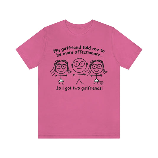 Two Girlfriends Boy Unisex Tee