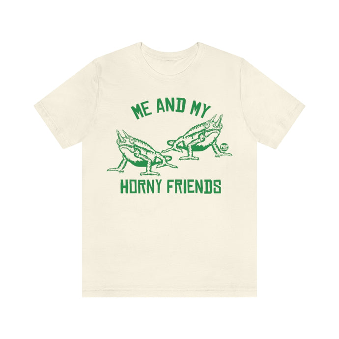 Horny Friends Horned Toad Unisex Tee