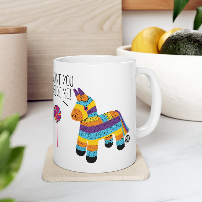 Load image into Gallery viewer, I Want You Inside Me Pinata Mug
