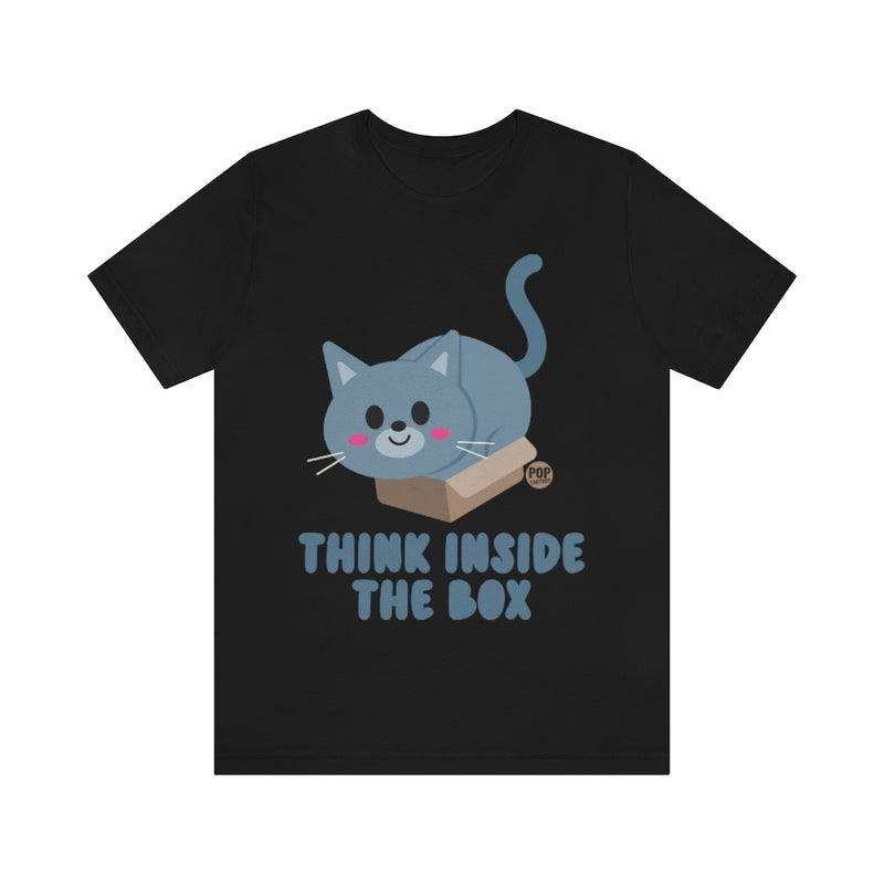 Load image into Gallery viewer, Think Inside The Box Cat Unisex Tee
