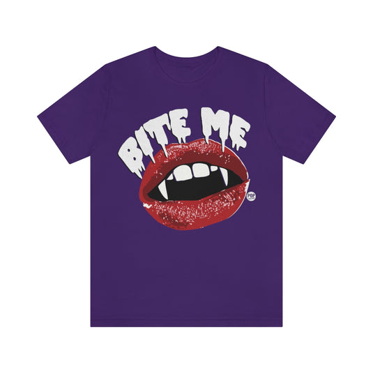 Bite Me Vampire Teeth Unisex Tee