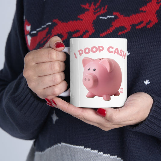I Poop Cash Piggy Bank Photo Mug