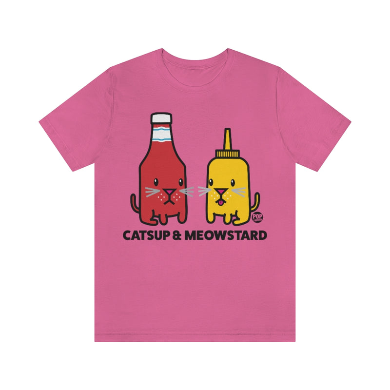 Load image into Gallery viewer, Catsup And Meowstard Unisex Tee
