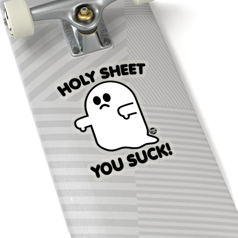 Load image into Gallery viewer, Holy Sheet You Suck Ghost Sticker
