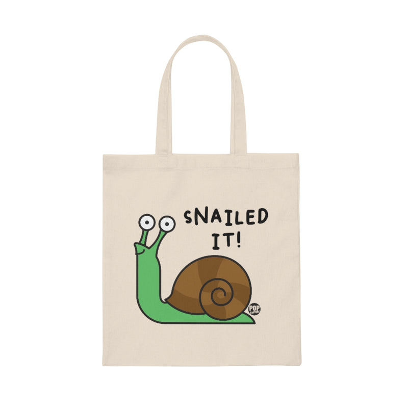 Load image into Gallery viewer, Snailed It Snail Tote

