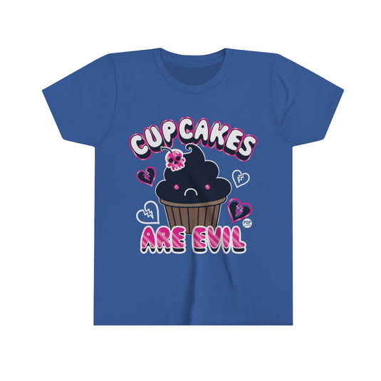 Cupcakes are Evil Youth Short Sleeve Tee