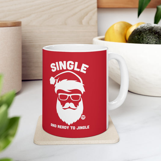 Single Ready Jingle Santa Mug