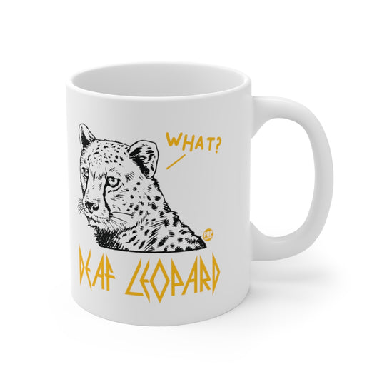 Deaf Leopard Realistic Mug