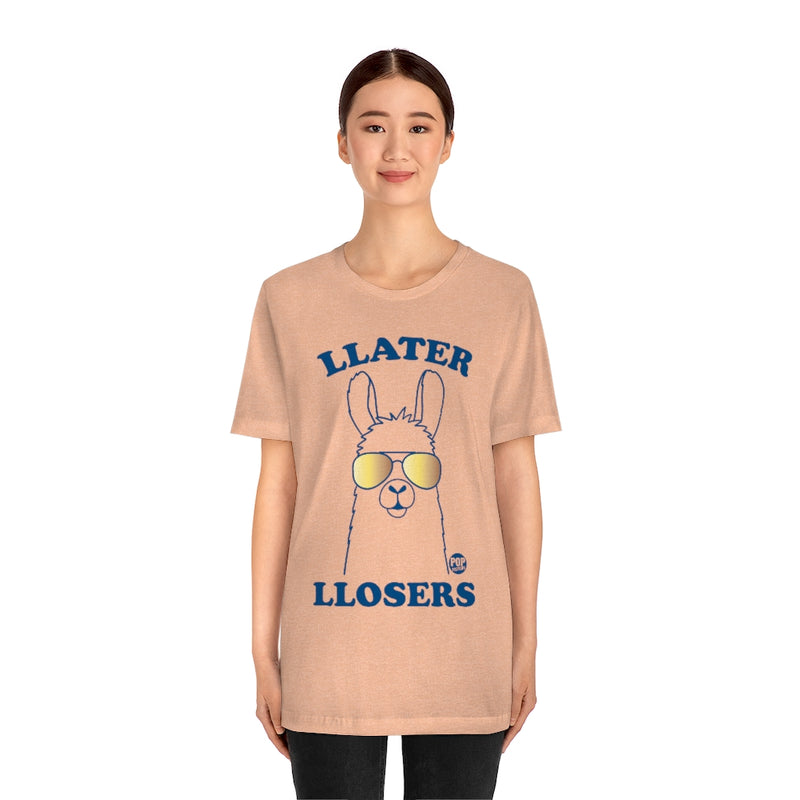 Load image into Gallery viewer, Llater Llosers Llama Unisex Tee
