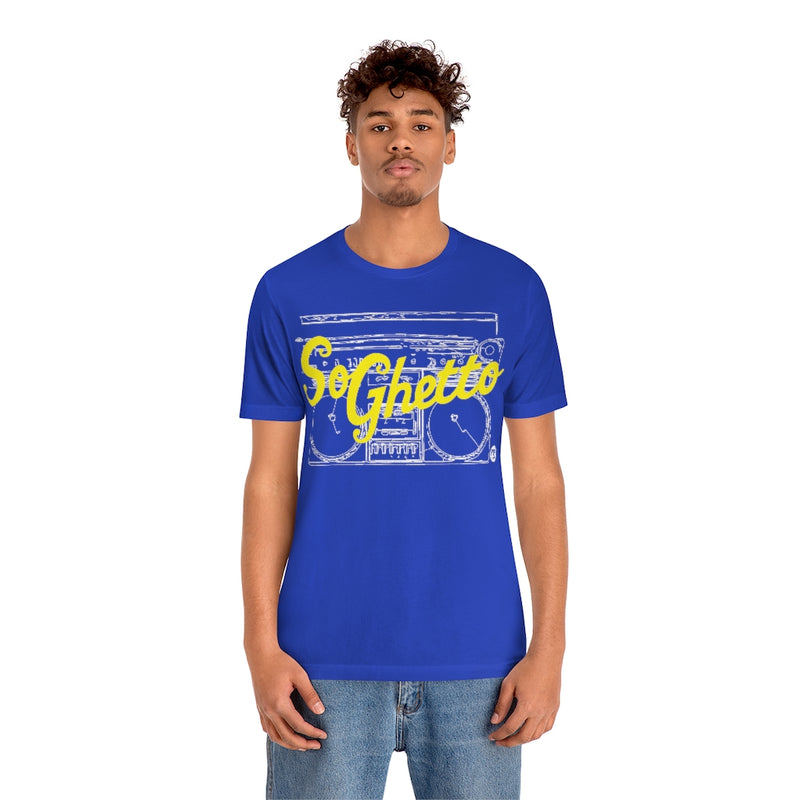 Load image into Gallery viewer, So Ghetto Blaster Unisex Tee
