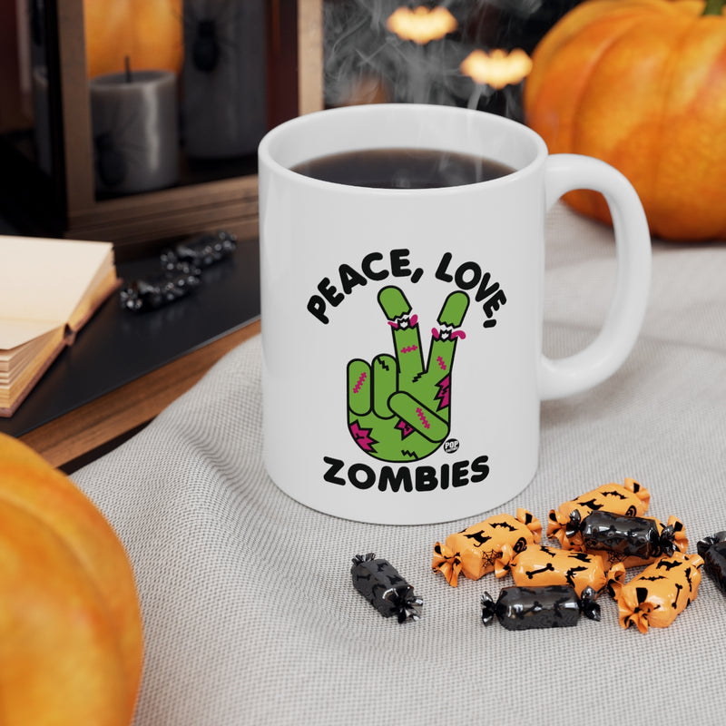 Load image into Gallery viewer, Peace Love Zombies Mug
