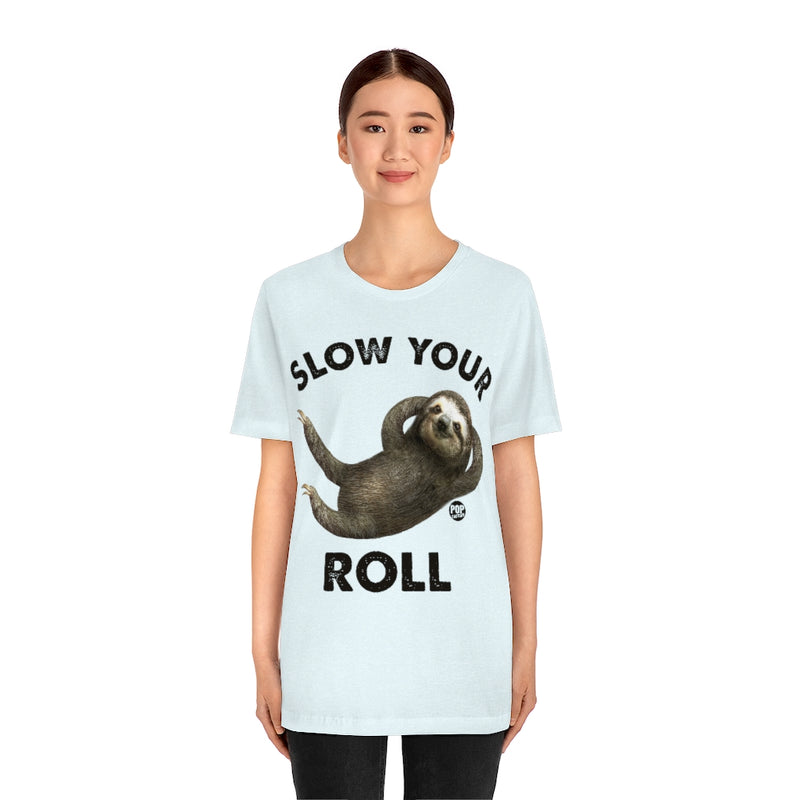 Load image into Gallery viewer, Slow Your Roll Sloth Unisex Tee
