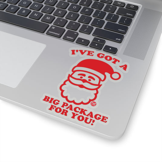 Santa Big Package Sticker