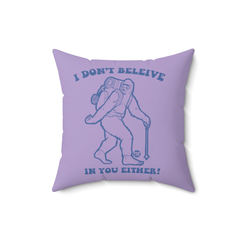 Load image into Gallery viewer, Believe Bigfoot Pillow
