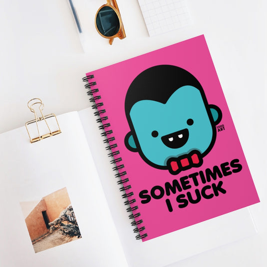 Sometimes I Suck Vampire Notebook