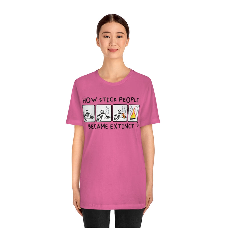 Load image into Gallery viewer, Stick People Extinct Unisex Tee
